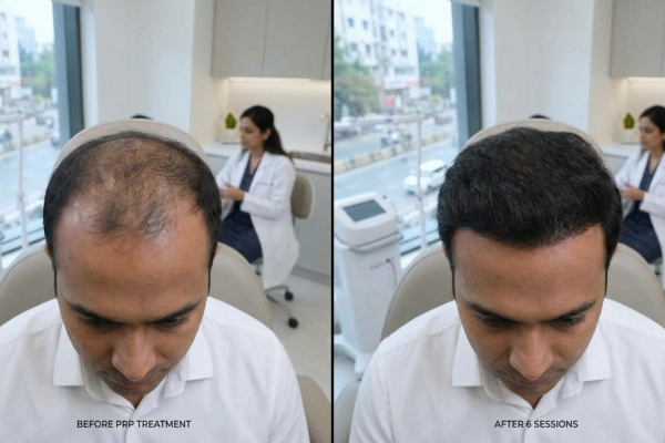 PRP Hair Treatments Results at The Daily Aesthetics Clinic