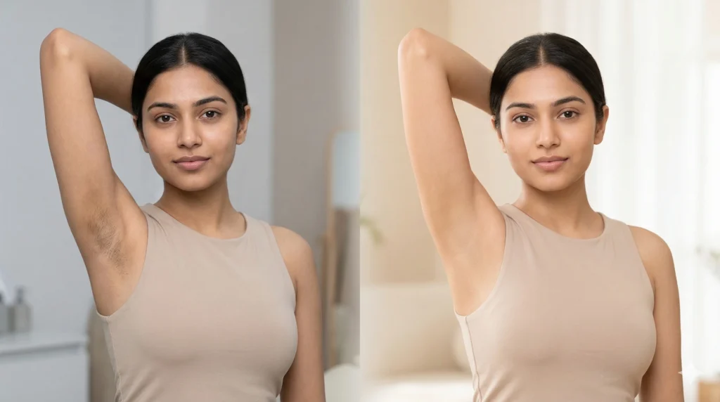 Procedure for Underarm Laser Hair Removal