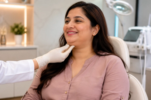 Fat-Induced Double Chin