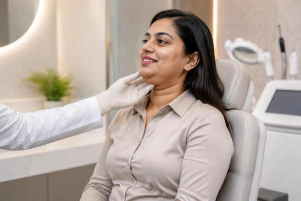 Posture-Related Double Chin