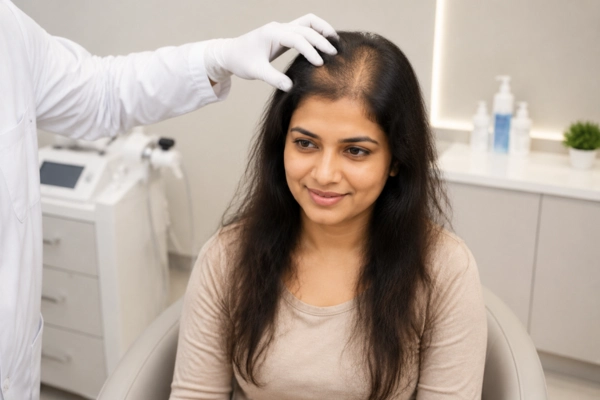 Stress-Induced Thinning (Telogen Effluvium)
