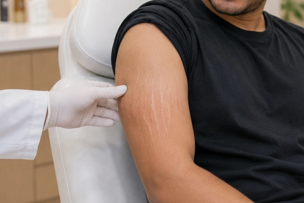 Striae Distensae (Growth and Weight-Related Stretch Marks)